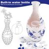 Building Block 3D Puzzle Vase Assembly Bottle Curved Plastic Puzzle  Housewarming
