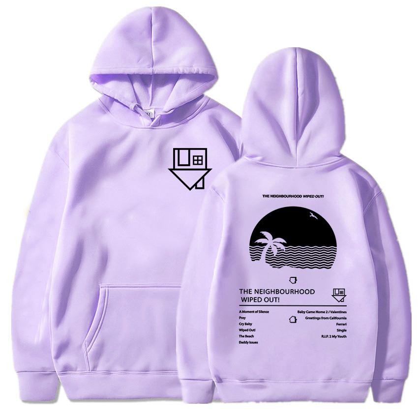 Альбом Wiped Out Принтованные Толстовки NBHD The Neighbourhood Band Свитшоты С Длинным Рукавом Толстовки Женская Мужская Одежда Sudaderas