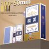 Тонкая синяя колода игральных карт Guandan, 50x100, Двусторонняя текстура ткани, Утолщенная, Высокое качество, Крупный шрифт