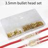 120pcs 3.5mm Crimp Terminal Connectors Electrical Wire Connector For Car Electrical Wire Connector Cold Press Crimp Terminal
