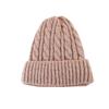 Trendy Twists Knitted Hat Elastic Woolen Hat Versatile Winter Pullover Cap  Outdoor