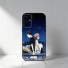 Чехол для телефона с принтом S-Silent V-Voice для пары для Samsung S25,S24,S21,S22,S23,S20,Ultra,S26,Plus,Fe,Note,5G Черный