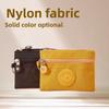 Легкая нейлоновая водонепроницаемая сумка для ключей с двойной молнией, модный мини-кошелек, сумка для карт, подарочная сумка, сумка для хранения