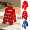 Romantic Gifts for Boyfriend Mini Desk Sign with I Love You/I Miss You/I'm Proud of You Text Anniversary Valentine's Day Desktop Ornaments Decor,