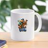 Movie Dog Man 300ml Cup Cartoon Dogman Children Ceramic Mugs Breakfast Coffee Cups Milk Tea Drinkware Kitchen Cup