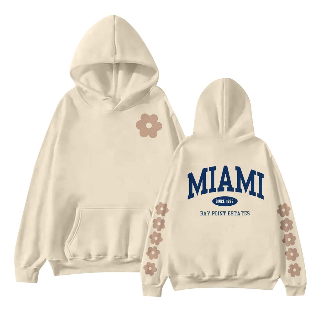 Женская мода с принтом, длинный рукав, свободная толстовка, верхняя часть, осенняя толстовка с капюшоном