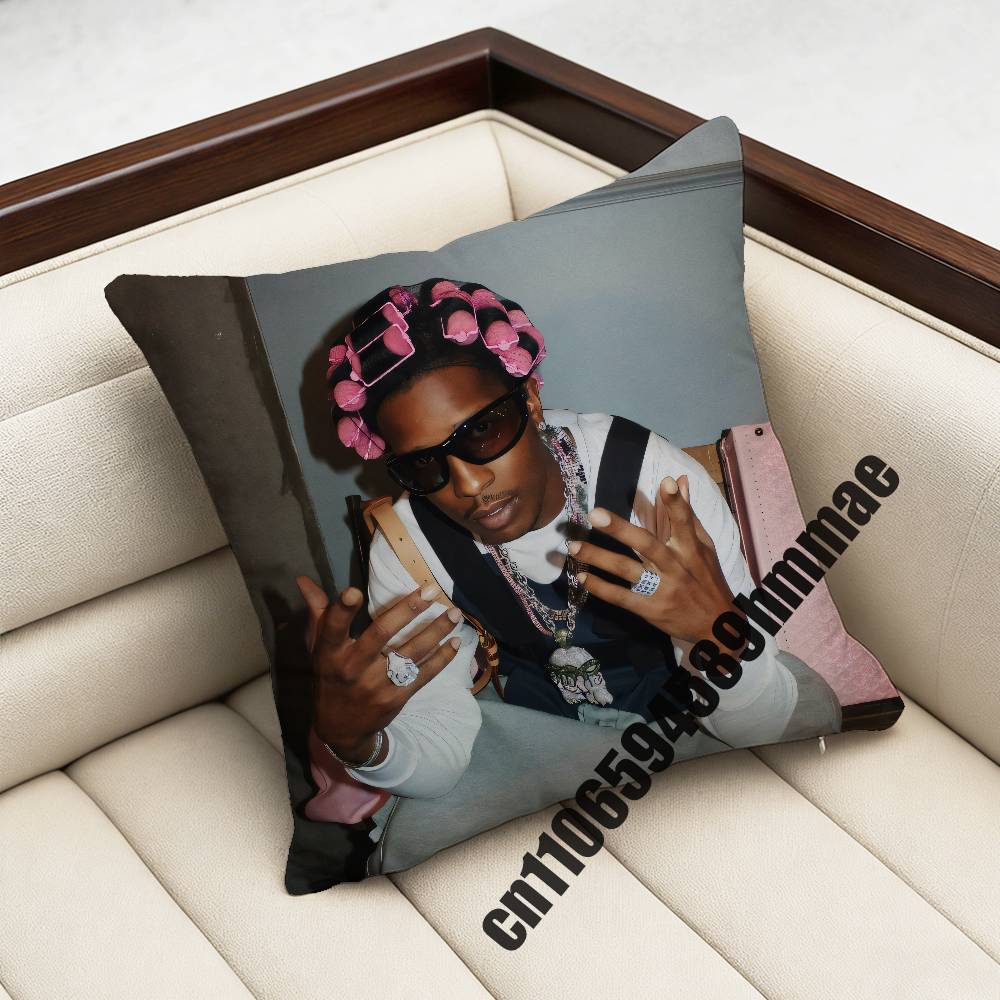 For A-A$Ap Rocky Dont Be Dumb A-Asap Throw Pillow Case Sham 45X45Cm 40X40Cm Square Car Pillowcase Pad Cushion Cover