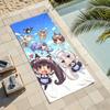 Аниме N-Nekopara Полотенце Сушильное Полотенце для Ванны Применимо для Легкого Плавания Кемпинга Йоги Пляжа На Открытом Воздухе