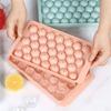33 Grid With Lid Plastic Round Balls Mould Ice Maker Ice Tray Ice Cube Mold