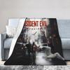 Super Soft Residents Evils 9  Throw Fashion Blanket Premium Flannel Fleece Lightweight Games Bed Fashion Blanket Warm Plush Bedspread All Se