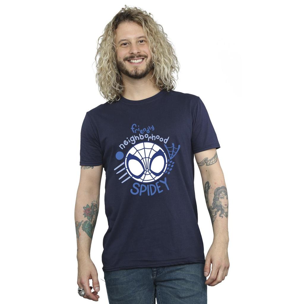 Marvel Mens Spidey And His Amazing Friends Neighbourhood T-Shirt