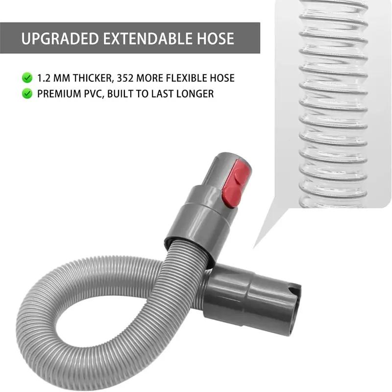 For DYSON V7 V8 V10 V11 V15 Vacuum Cleaner Accessories Flexible Manual Extension Telescopic Vacuum Tube for Household Use