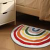 Современный ковер «Радуга», теплое и стильное украшение для дома, придверный коврик и коврик для пола в ванной комнате