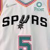 Nike Баскетбольная майка без рукавов для мужчин NBA San Antonio Spurs 75th Anniversary City Edition Murray AU Player Version, белая DB3688-100