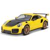 Maisto 1/24 Porsche 911 GT2 RS 2018 Металлическая модель Гоночный спортивный автомобиль