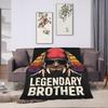 Hulk Hogan Hulkamania RIP Blankets Flannel Decoration  Breathable Lightweight Throw Blankets for Bed Travel Plush Thin Quilt