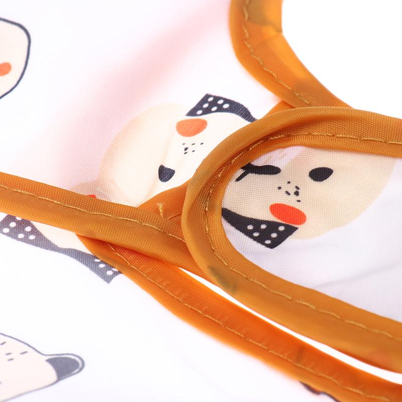 Детский водонепроницаемый комбинезон с длинным рукавом для кормления с нагрудником и карманом