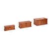 Storage Trunks Set of 3 Solid Acacia Wood