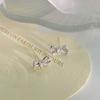 Bow Stud Earrings Light Luxury High-end Lady Earrings Sweet Girly Versatile Style