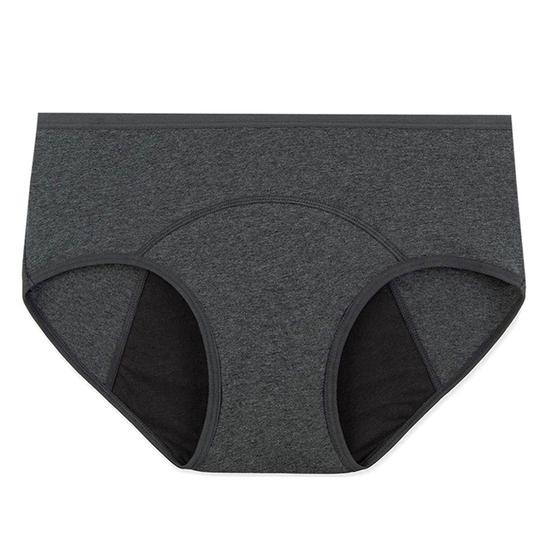 Модные трусы для менструации с водонепроницаемым слоем, дополнительная защита, мягкие, однотонные, герметичные трусы для менструации для ношения внутри