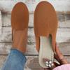 Женские полутапочки с острым носком, осенние новые женские повседневные прогулочные туфли без шнуровки на плоской подошве, женская легкая нескользящая повседневная обувь