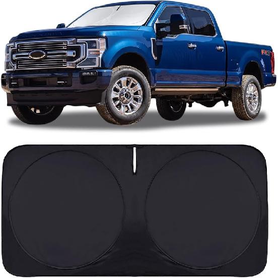 Sunshade For Ram Sun Shade Fit 2010-2025 2026 Dodge RAM 2500 3500 Truck Accessories Windshield Cover For Ram 2500/3500/4500/5500 Sun Visor Fits 2Dr
