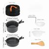 Lightweight Camping Cookware Set Stackable Outdoor Cooking Equipment Portable Cookware Kit  Camping