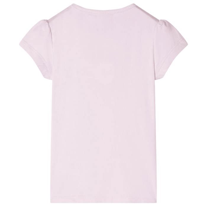 T-shirt pour enfants à mancherons rose pâle 92/104/116/128/140