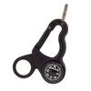 Sun Company MagniComp - CompassMagnifying Carabiner Luminous Compass and Carabiner with Folding Magnifier One Size As Shown In the Picture