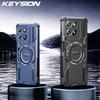 KEYSION Термозащитный чехол для Motorola G86 5G G57 G67 Power Магнитное охлаждение Ударопрочный чехол для телефона для MOTO G100 G15 G75 5G