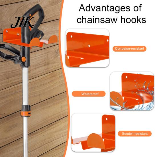 Heavy Duty Trimmer Mount Wall Mounted Rack Garage Organizer Weed Whackers Holder Garden Eater Hanger Power Tool for Shed Workshop Grass Hedge
