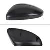 Door Wing Mirror Cover Cap For Peugeot 208 2012 2013 2014 2015 2016 2017 2018  Black/Chrome Rearview Mirror Housing Cap
