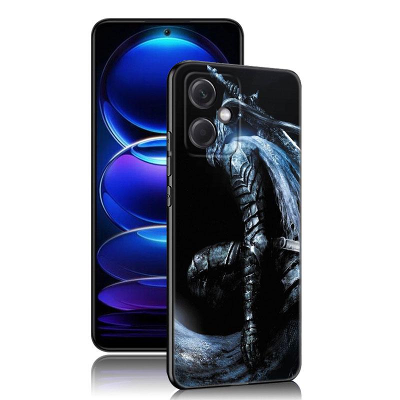 Игровой черный силиконовый чехол для телефона Dark Souls для Xiaomi Redmi Note 10 11 11S 12 13 4G 8 9 11T Pro 5G Plus 8T 9S 10S 12S
