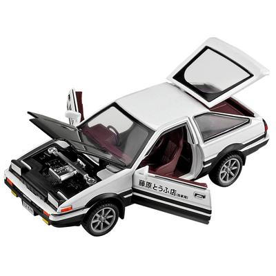 1/43 Initial D AE86 Zonda DIY Разборная сборка Сплавные литые и Игрушечные транспортные средства Модель автомобиля Миниатюрная масштабная модель автомобиля для детей
