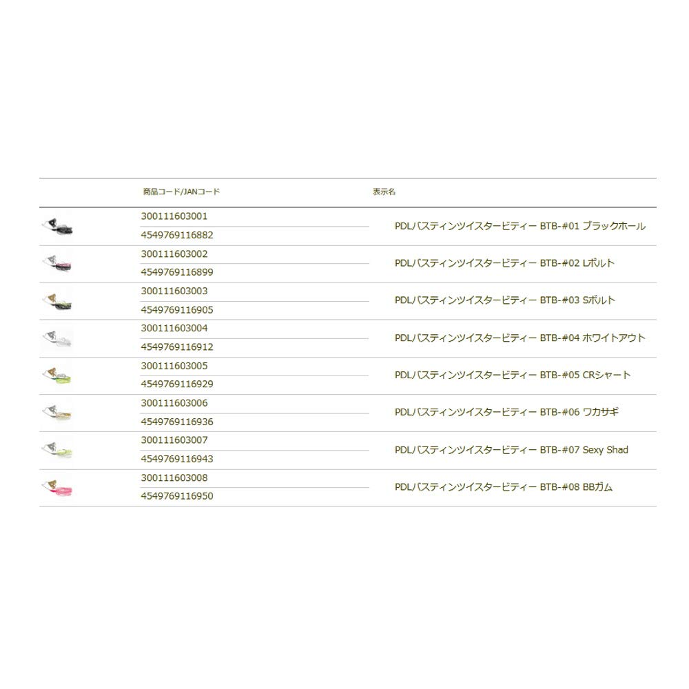 TIEMCO PDL Bustin Twister Bity BTB Smelt #06