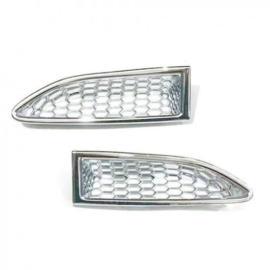 Chrome 2X Front Headlight Eyebrow Eyelid Cover Trim For Nissan Rogue 2021-2024