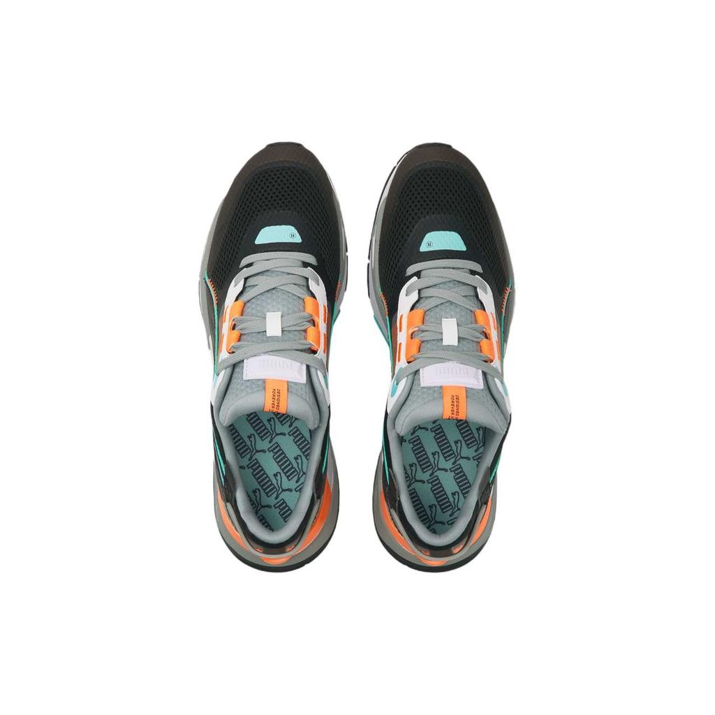 Puma Mirage Sport Ткань Кожа Технологичные Спортивные Комфортные Низкие Кроссовки для Повседневной Носки Унисекс кроссовки Черный Оранжевый 383107-05