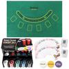 TOLAVIT Poker the Authentic Full Set That Even Beginners Can Feel At Ease Turn Your Home Into a 200 2 Packs of Playing Buttons Included Poker Chips