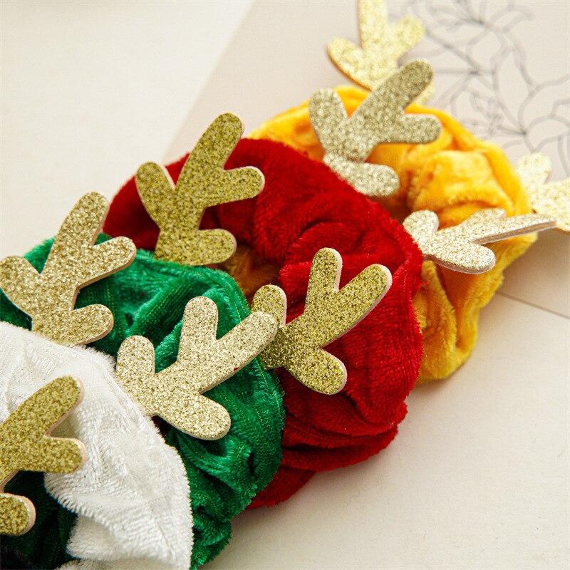 Рождественские милые плюшевые тканевые веревки для волос, модные эластичные резинки для волос, резинки для волос, повязка на голову, кольца для волос, женские аксессуары для волос