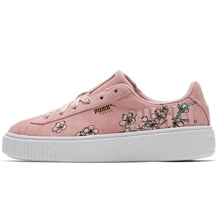 Puma Платформа Цветочная 'Розово-Синяя' Женская 370806-03