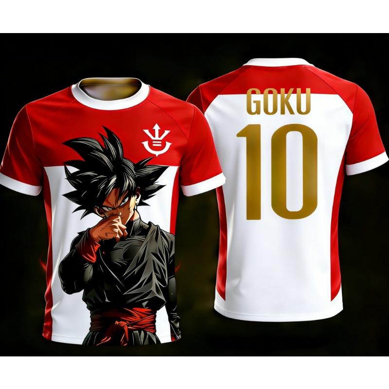 Dragon Ball 3D Печать Гоку 10 Футбольная Тренировочная Майка Родитель-ребенок S-6XL Модные Трендовые Наряды