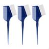 3Pcs Hair Coloring Brush Tinting Comb Home Highlighting Tools 2 In 1 Easy To Apply Bleaching Salon