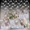 Crystal Glass Bead Curtain Luxury Living Room Bedroom Window Door Wedding Decor