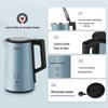 Midea 1.5L Double-Layer Anti-Scald Electric Kettle CN plug (adapter included)