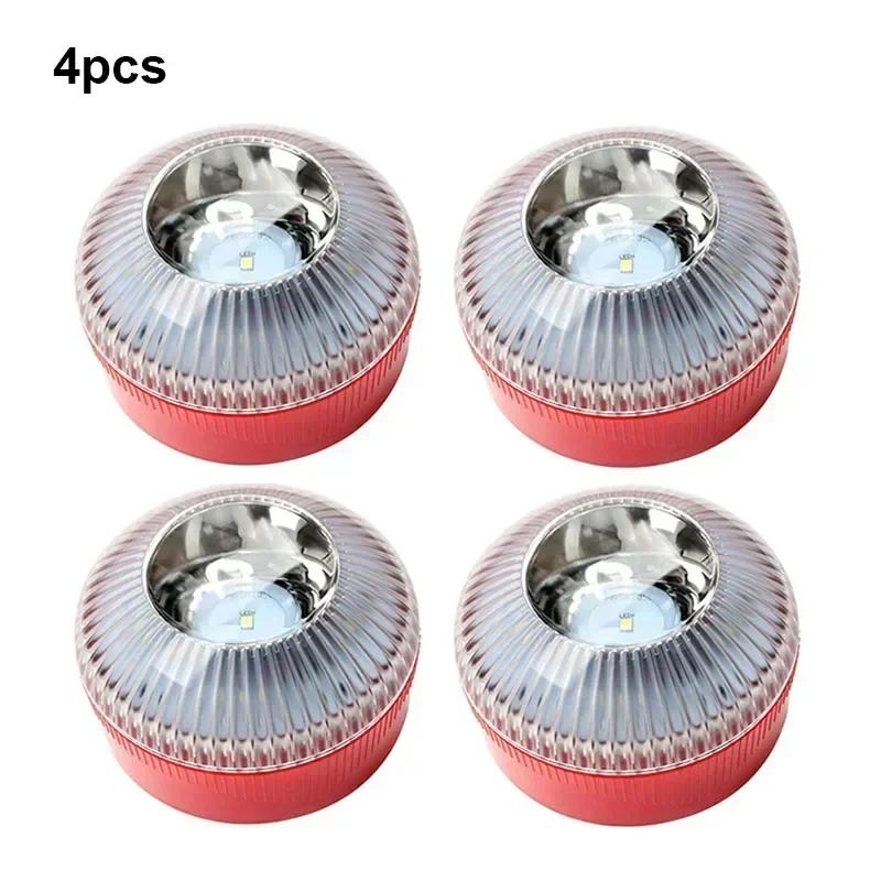 Новейший портативный аварийный автомобильный маячок оранжевый/синий/красный магнитно-индукционный стробоскопический водонепроницаемый фонарик