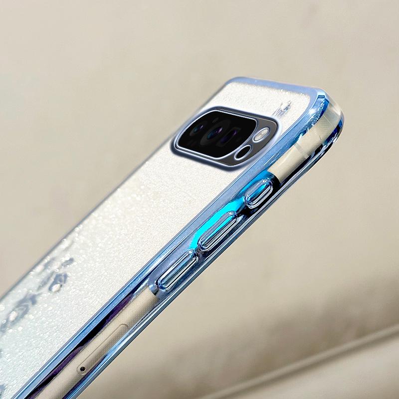 KADEM Чехол для Google Pixel 10 Pro XL с цветочным узором, градиентный чехол из ТПУ для телефона с ремешками