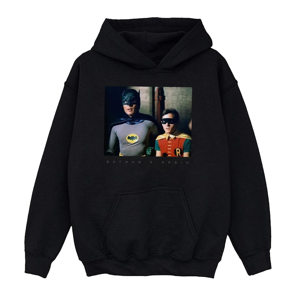DC Comics Boys Batman TV Series Dynamic Duo Photograph Hoodie