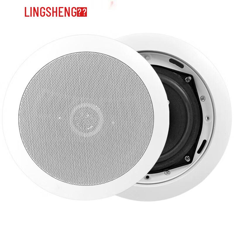 Потолочный динамик LINGSHENG, штекер CN (адаптер в комплекте) (Китайская версия)