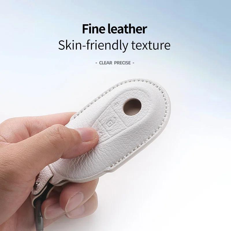 Sheepskin Car Key Case Cover for Mercedes Benz W176 W177 W205 W206 W212 W213 W222 W223 W167 W463 X166 A C E S G CLS GLC SL Class