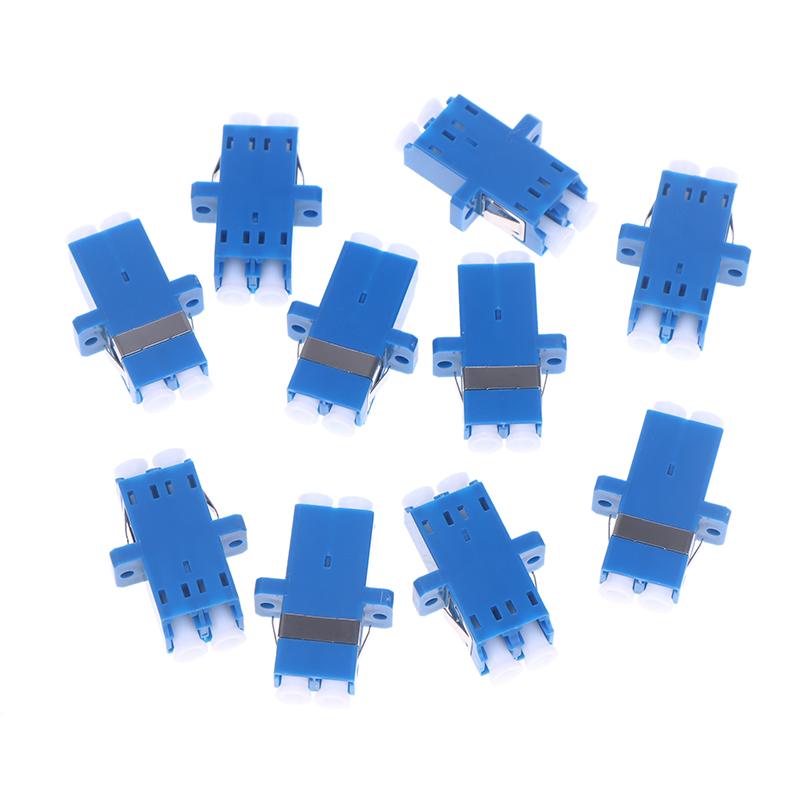 10 шт. Фланецный оптический разъем SC Адаптер LC/UPC SM Фланец Одномодовый Симплексный LC-LC UPC Соединитель